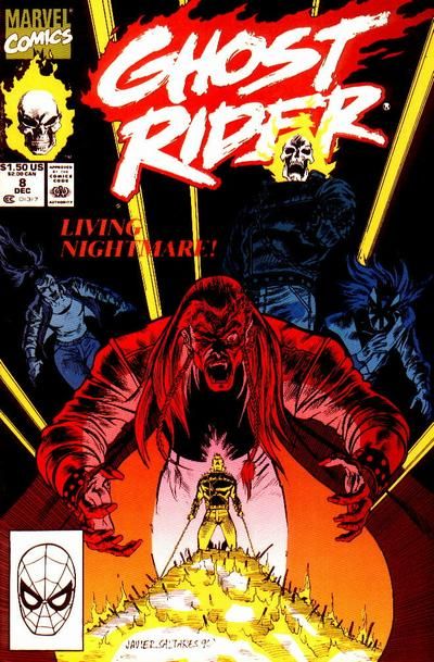 Ghost Rider, Vol. 2 Living Nightmare |  Issue#8A | Year:1990 | Series: Ghost Rider | Pub: Marvel Comics |