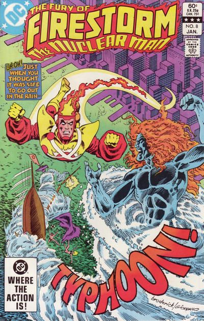 Firestorm, the Nuclear Man, Vol. 2 (1982-1990) Typhoon Warning |  Issue#8A | Year:1982 | Series: Firestorm | Pub: DC Comics | Direct Edition