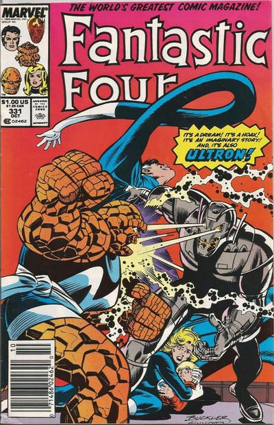Fantastic Four, Vol. 1 The Menace Of The Metal Man! |  Issue#331B | Year:1989 | Series: Fantastic Four | Pub: Marvel Comics | Newsstand Edition