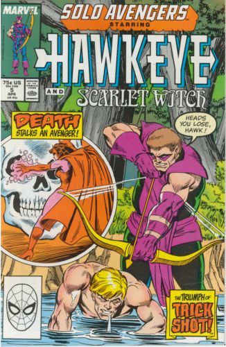 Solo Avengers When Arrows Fail! / A Love That Never Dies |  Issue#5A | Year:1987 | Series:  | Pub: Marvel Comics | Direct Edition