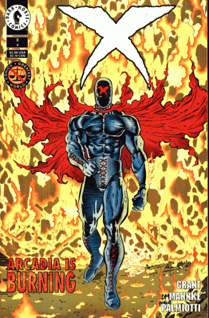 X, Vol. 1 The Coming Of The Chaos Riders |  Issue#4 | Year:1994 | Series: X | Pub: Dark Horse Comics |