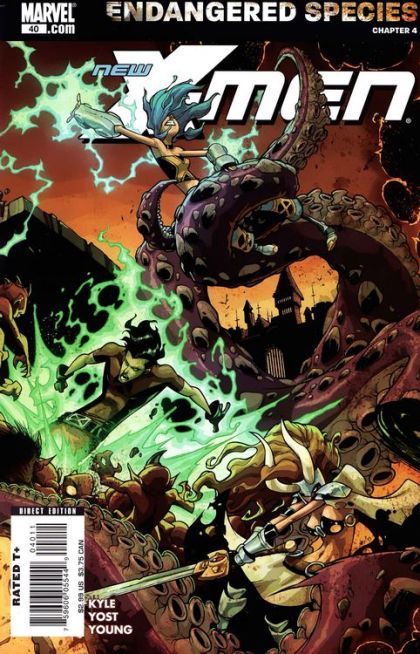 New X-Men (Academy X) Endangered Species - The Quest for Magik, Part Three |  Issue#40A | Year:2007 | Series: X-Men | Pub: Marvel Comics | Direct Edition
