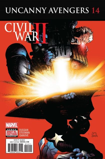 Uncanny Avengers, Vol. 3 Civil War II - A Failed Experiment |  Issue#14A | Year:2016 | Series: Avengers | Pub: Marvel Comics | Ryan Stegman Regular Cover