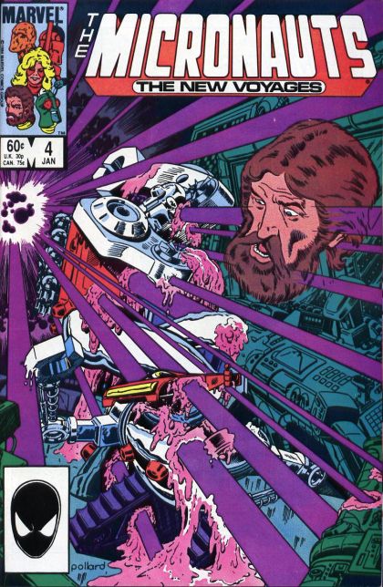 Micronauts, Vol. 2 Slow Death On The Proving Ground |  Issue#4A | Year:1984 | Series: Micronauts | Pub: Marvel Comics | Direct Edition
