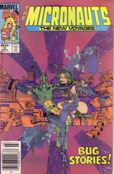Micronauts, Vol. 2 I Could A Tale Unfold... |  Issue#6B | Year:1985 | Series: Micronauts | Pub: Marvel Comics | Newsstand Edition