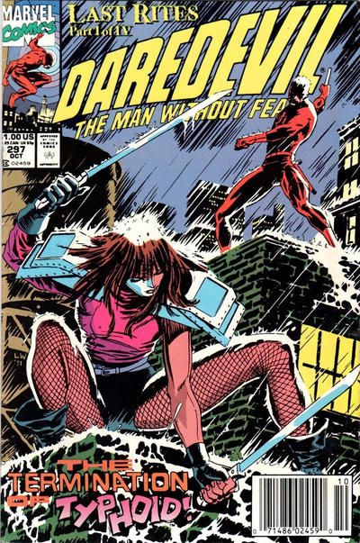 Daredevil, Vol. 1 Last Rites, Part 1: Passion |  Issue#297B | Year:1991 | Series: Daredevil | Pub: Marvel Comics | Newsstand Edition