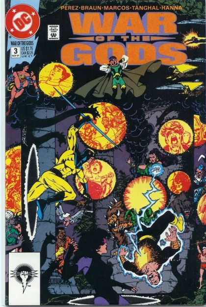 War of the Gods War of the Gods - Casualties of War |  Issue#3A | Year:1991 | Series: Wonder Woman | Pub: DC Comics | Direct Edition