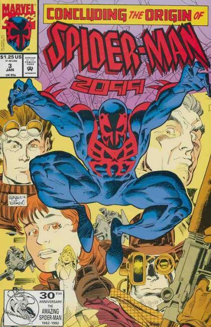 Spider-Man 2099, Vol. 1 Nothing Gained |  Issue#3A | Year:1992 | Series:  | Pub: Marvel Comics | Direct Edition