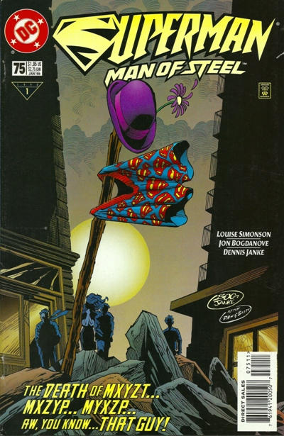 Superman: The Man of Steel The Death of Mr. Myxzptlk |  Issue#75A | Year:1997 | Series: Superman | Pub: DC Comics | Direct Edition