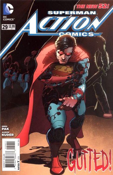 Action Comics, Vol. 2 Deep Freeze |  Issue#29A | Year:2014 | Series: Superman | Pub: DC Comics | Regular Aaron Kuder Cover