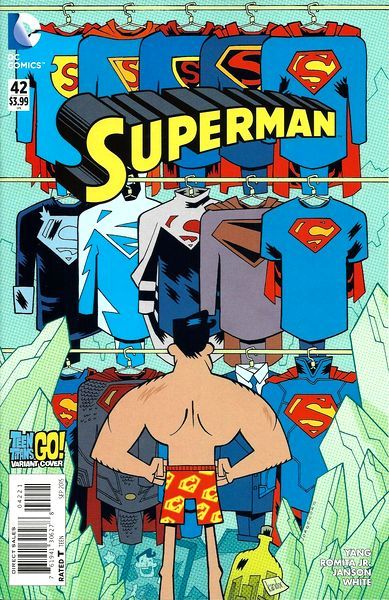 Superman, Vol. 3 Before Truth, Part 2 |  Issue#42B | Year:2015 | Series: Superman | Pub: DC Comics | Teen Titans Go! Variant Cover