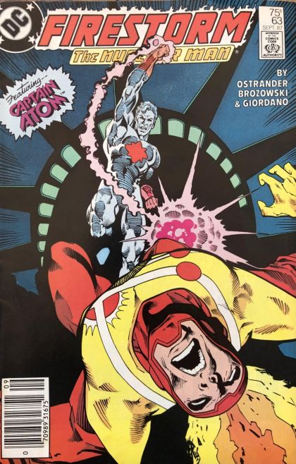 Firestorm, the Nuclear Man, Vol. 2 (1982-1990) Rogue Hero |  Issue#63B | Year:1987 | Series: Firestorm | Pub: DC Comics | Newsstand Edition