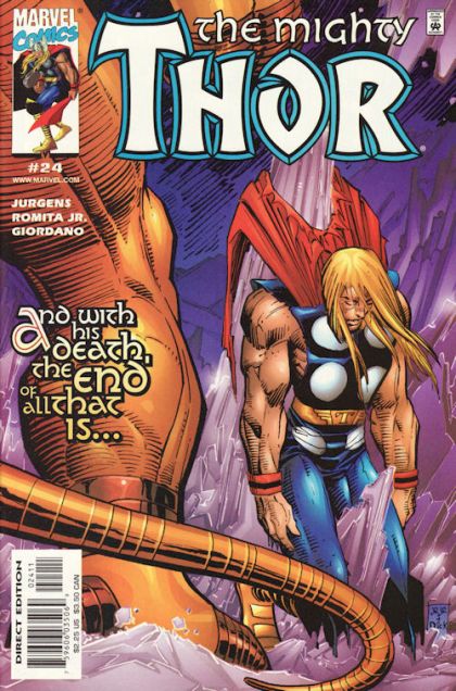 Thor, Vol. 2 Tears For The Fallen |  Issue#24A | Year:2000 | Series: Thor | Pub: Marvel Comics | Direct Edition