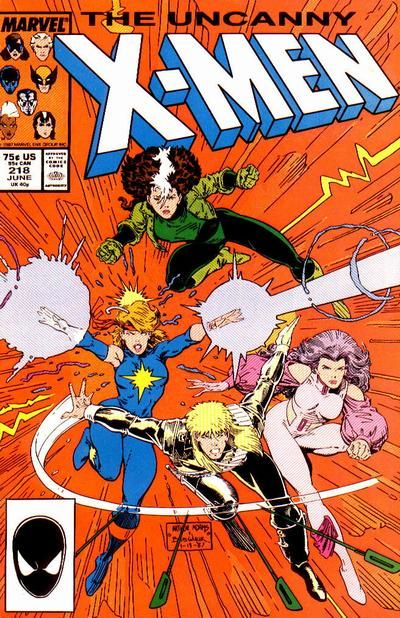 Uncanny X-Men, Vol. 1 Charge Of The Light Brigade |  Issue#218A | Year:1987 | Series: X-Men | Pub: Marvel Comics |