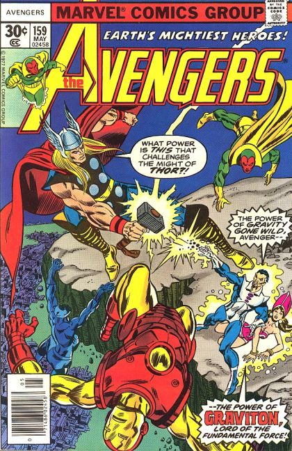 The Avengers, Vol. 1 Siege By Stealth And Storm! |  Issue#159B | Year:1977 | Series: Avengers | Pub: Marvel Comics | Newsstand Edition
