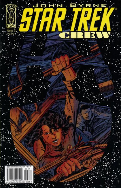 Star Trek Crew The Bottle |  Issue#2A | Year:2009 | Series:  | Pub: IDW Publishing | John Byrne Regular Cover