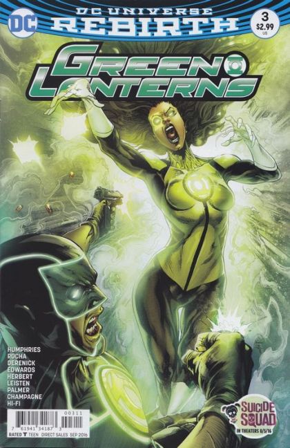 Green Lanterns Rage Planet, Part 3 |  Issue#3A | Year:2016 | Series: Green Lantern | Pub: DC Comics | Robson Rocha Regular