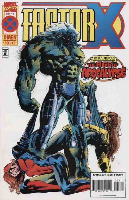 Factor X Age of Apocalypse - Open Wounds |  Issue#3A | Year:1995 | Series: X-Men | Pub: Marvel Comics | Direct Deluxe Edition