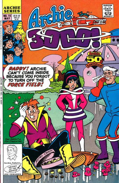 Archie 3000  |  Issue#15A | Year:1989 | Series:  | Pub: Archie Comic Publications | Direct Edition