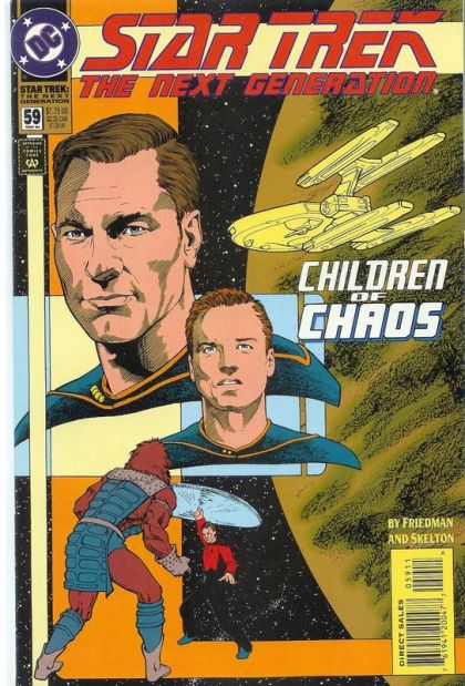 Star Trek: The Next Generation, Vol. 2 Children Of Chaos |  Issue#59A | Year:1994 | Series: Star Trek | Pub: DC Comics | Direct Edition