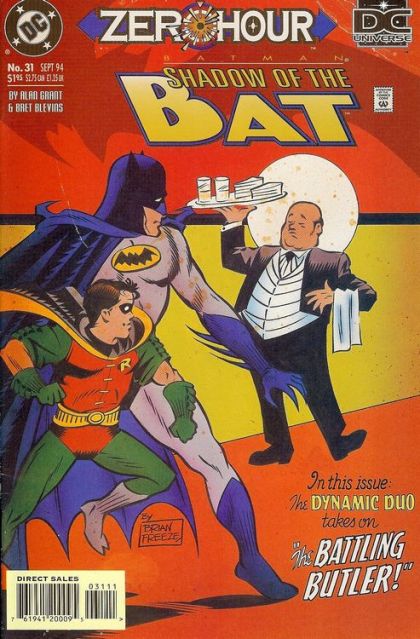 Batman: Shadow of the Bat Zero Hour - The Battling Butler! |  Issue#31A | Year:1994 | Series: Batman | Pub: DC Comics | Direct Edition