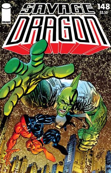Savage Dragon, Vol. 2 Daredevil |  Issue#148A | Year:2009 | Series: The Savage Dragon | Pub: Image Comics | Erik Larsen Regular Cover