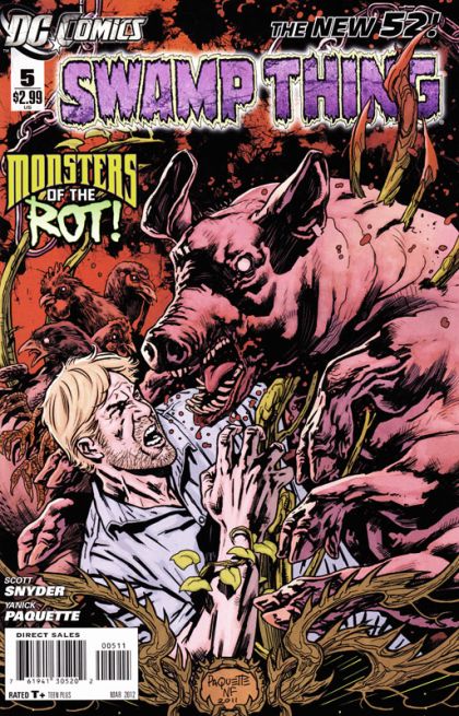 Swamp Thing, Vol. 5 Dead Meat |  Issue#5A | Year:2012 | Series: Swamp Thing | Pub: DC Comics | Yanick Paquette Regular