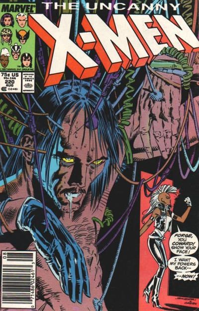 Uncanny X-Men, Vol. 1 Unfinished Business |  Issue#220B | Year:1987 | Series: X-Men | Pub: Marvel Comics |