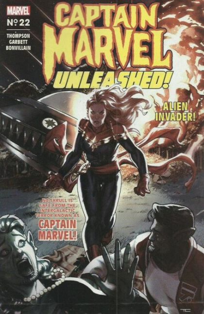Captain Marvel, Vol. 11 The New World |  Issue#22C | Year:2020 | Series: Captain Marvel | Pub: Marvel Comics | Taurin Clarke Captain Marvel Unleashed Horror Variant