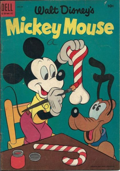 Mickey Mouse  |  Issue#39 | Year:1955 | Series: Mickey Mouse | Pub: Western Publishing Co. |