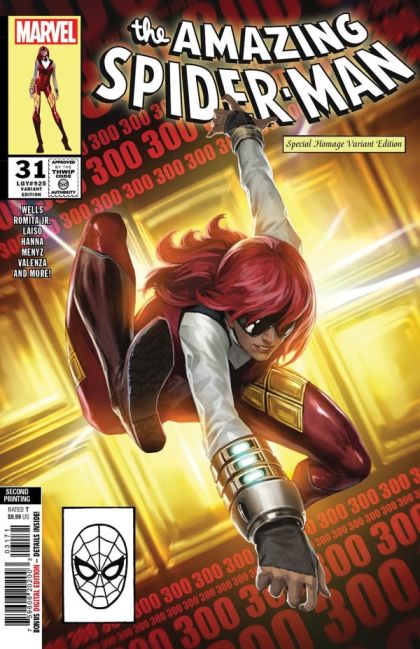 The Amazing Spider-Man, Vol. 6  |  Issue#31L | Year:2023 | Series: Spider-Man | Pub: Marvel Comics | 2nd Printing Skan Srisuwan Variant