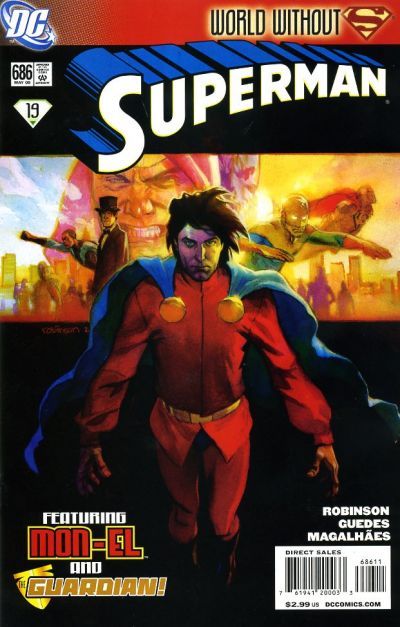 Superman, Vol. 1 World Without Superman - Yesterday and Tomorrow |  Issue#686A | Year:2009 | Series: Superman | Pub: DC Comics | Direct Edition