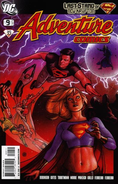 Adventure Comics, Vol. 3 Last Stand of New Krypton - Part Four: Namesake / Unify / Awake Part 2 of 3 |  Issue#9(512)-A | Year:2010 | Series:  | Pub: DC Comics | Joe Quinones Regular Cover