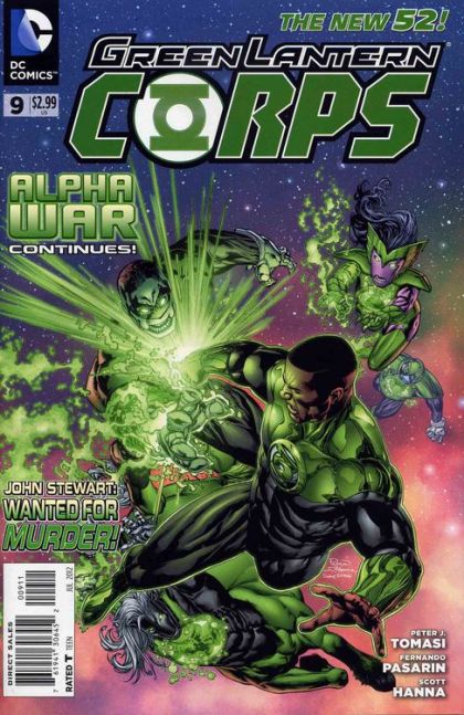 Green Lantern Corps, Vol. 2 Alpha-War, Tried And True |  Issue#9A | Year:2012 | Series: Green Lantern | Pub: DC Comics | Fernando Pasarin Regular
