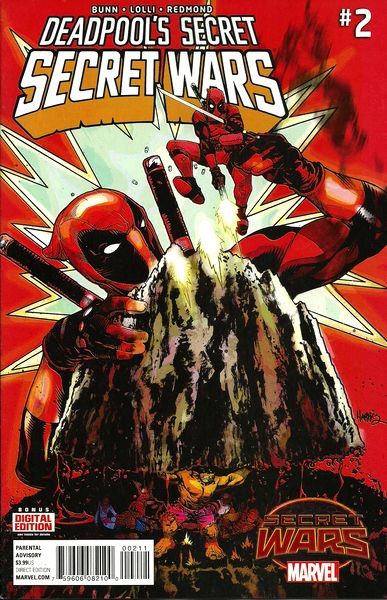 Deadpool's Secret Secret Wars Secret Wars  |  Issue#2A | Year:2015 | Series:  | Pub: Marvel Comics | Tony Harris Regular Cover