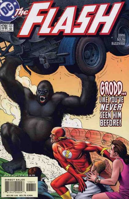Flash, Vol. 2 Caged |  Issue#178A | Year:2001 | Series: Flash | Pub: DC Comics | Direct Edition