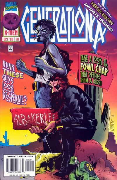 Generation X, Vol. 1 Bodies In Motion |  Issue#20A | Year:1996 | Series: Generation X | Pub: Marvel Comics | Direct Edition