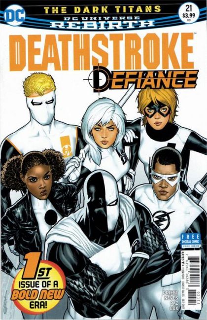 Deathstroke, Vol. 4 Defiance, Chapter One |  Issue#21A | Year:2017 | Series: Deathstroke | Pub: DC Comics | Regular Ryan Sook Cover