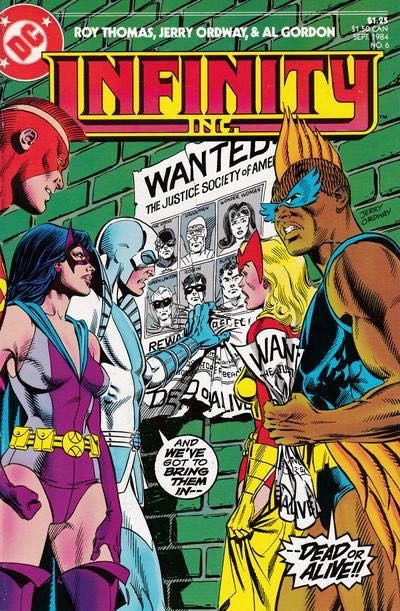 Infinity Inc., Vol. 1 The Generations Saga, Divide and Be Conquered |  Issue#6 | Year:1984 | Series: Infinity Inc. | Pub: DC Comics |
