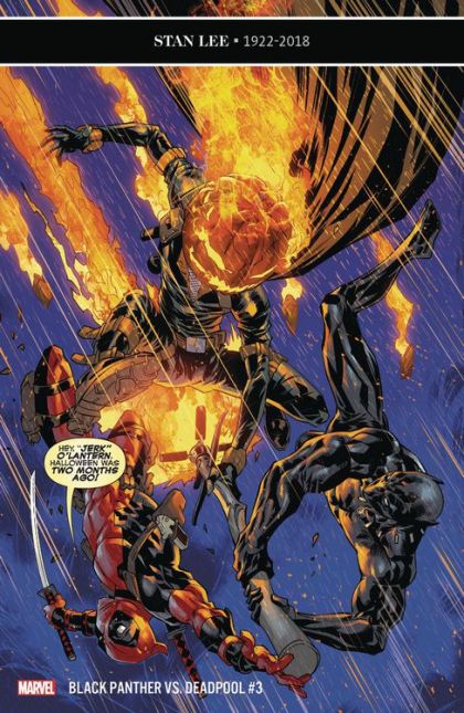 Black Panther vs. Deadpool Part Three: A Mutual Threat! |  Issue#3A | Year:2018 | Series:  | Pub: Marvel Comics | Ryan Benjamin Regular