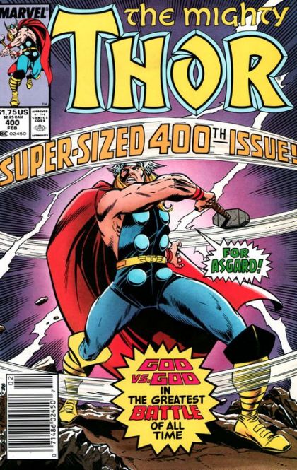 Thor, Vol. 1 Lest the Heavens Perish! / I... This Hammer! / When Volstagg Was in Flower / When Warriors Clasp |  Issue#400B | Year:1988 | Series: Thor | Pub: Marvel Comics |