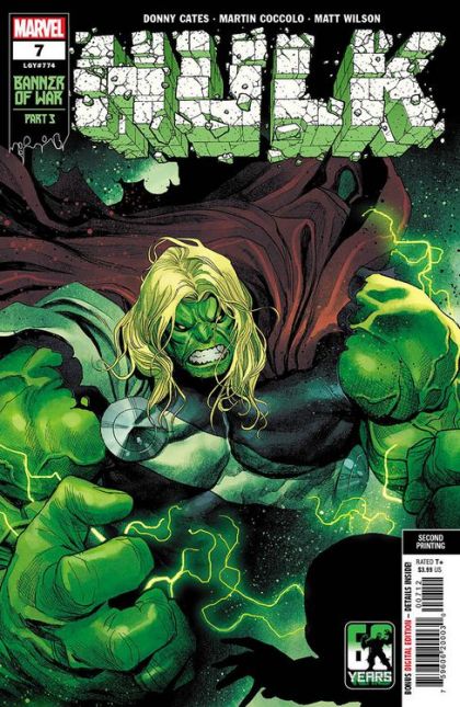Hulk, Vol. 4 Banner of War, Part Three |  Issue#7O | Year:2022 | Series: Hulk | Pub: Marvel Comics | 2nd Printing Martín Cóccolo