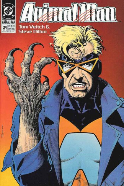 Animal Man, Vol. 1 Requiem For A Bird Of Prey |  Issue#34 | Year:1991 | Series:  | Pub: DC Comics |