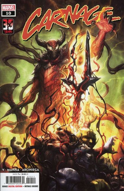 Carnage, Vol. 3 Godbreaker |  Issue#10A | Year:2023 | Series:  | Pub: Marvel Comics | Kendrick Lim Regular
