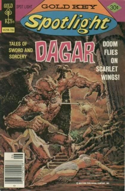 Gold Key Spotlight Death Flies on Scarlet Wings |  Issue#6A | Year:1977 | Series:  | Pub: Western Publishing Co. | Whitman Variant
