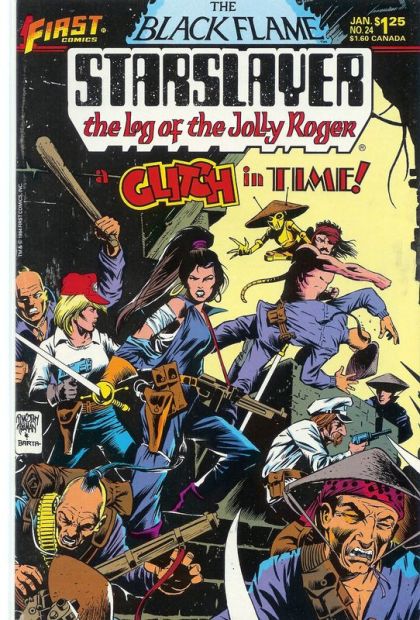 Starslayer, Vol. 1 A Glitch In Time |  Issue#24 | Year:1985 | Series: Starslayer | Pub: First Comics |