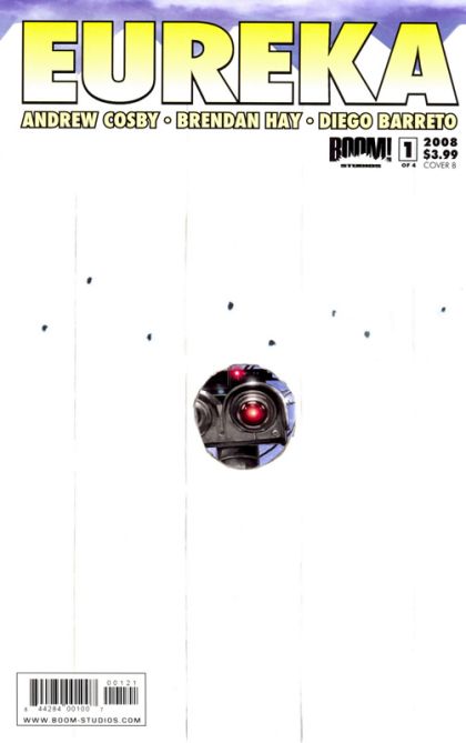 Eureka  |  Issue#1B | Year:2009 | Series:  | Pub: Boom! Studios | J.k. Woodward Variant Cover