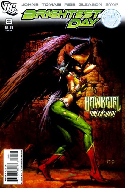 Brightest Day Brightest Day - Defiance |  Issue#8A | Year:2010 | Series:  | Pub: DC Comics | David Finch Regular Cover