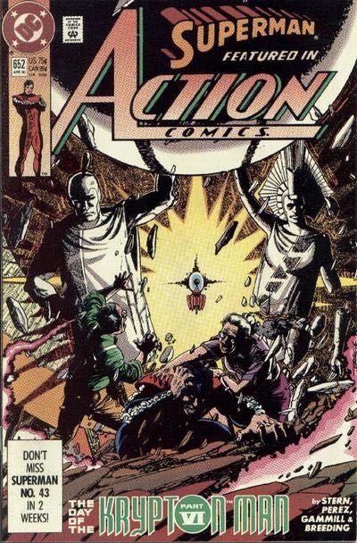 Action Comics, Vol. 1 Day of the Krypton Man - Part 6: Wayward Son |  Issue#652A | Year:1990 | Series:  | Pub: DC Comics | Direct Edition