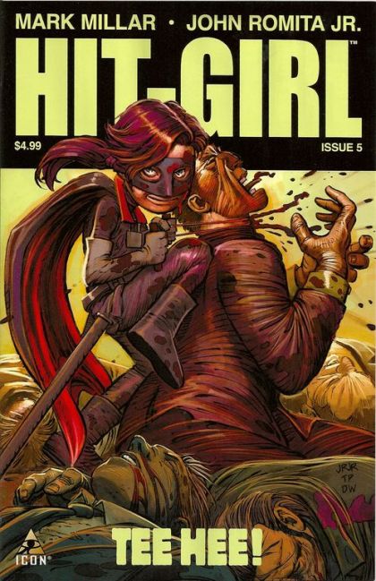 Hit-Girl Part Five |  Issue#5A | Year:2012 | Series: Kick-Ass | Pub: Marvel Comics | John Romita Jr. Regular Cover